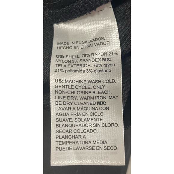 Chicos Black Pants Slimming Flare Pants Business Comfort Size 20R NWT - Picture 6 of 7